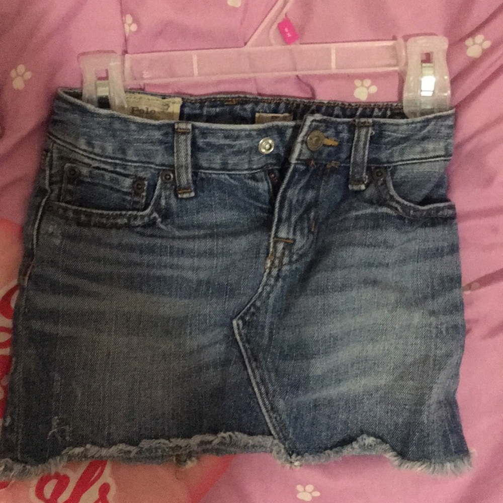 Little girls polo skirt